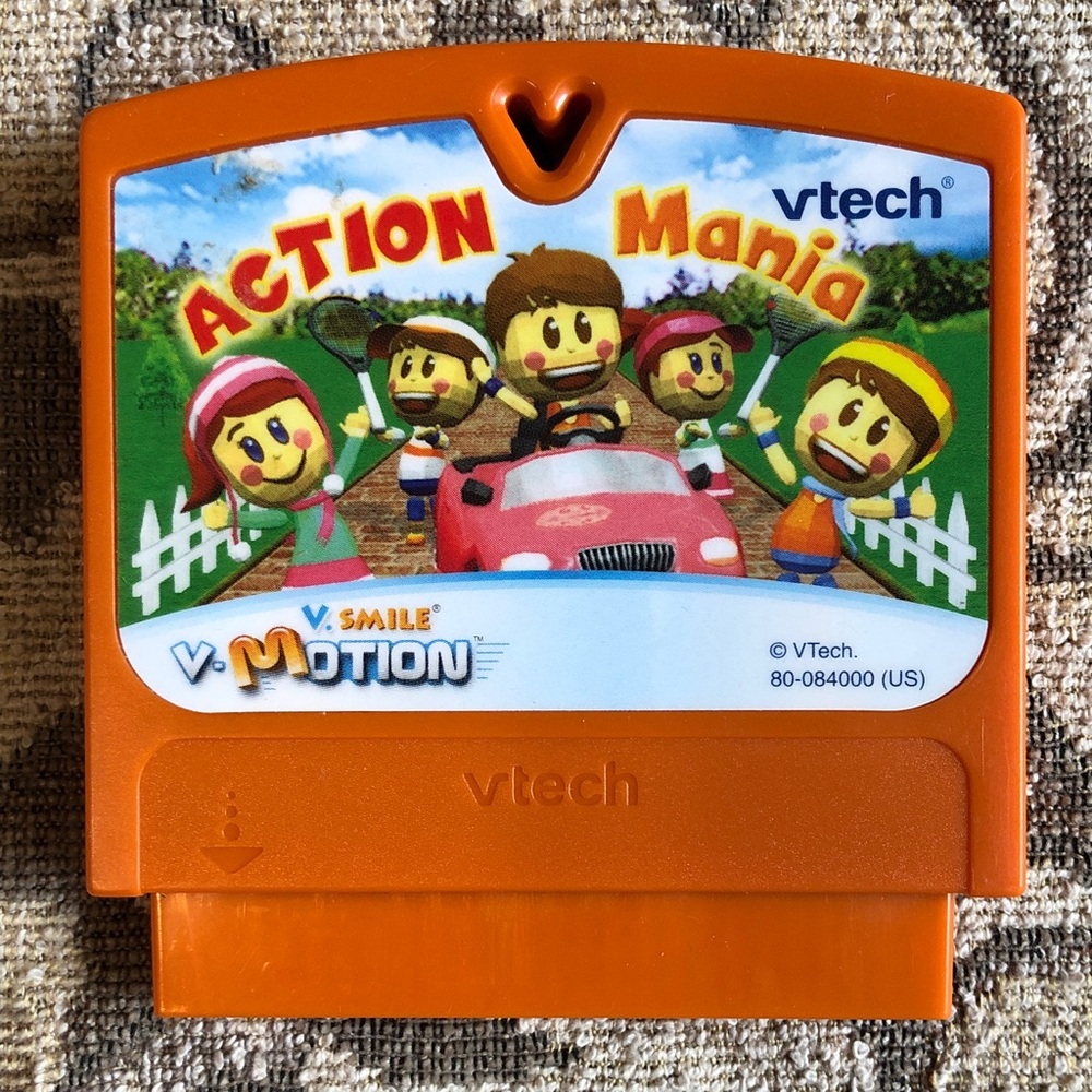 4/$20 V-Tech “Action Mania” Game for V-Smile V-Motion.
